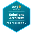 AWS Certified Solutions Architect Professional badge, issued by Amazon Web Services